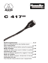 AKG C 417 III El manual del propietario