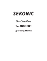 Sekonic L-308DC-U FLASHMATE Light Meter Instrucciones de operación