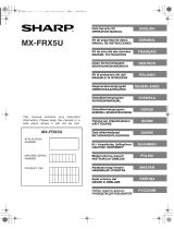Sharp MXFRX5U Instrucciones de operación