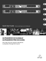Behringer ULTRADRIVE DCX2496LE Guía de inicio rápido