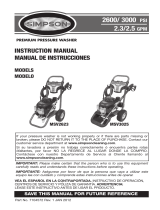 Simpson MSH3125 Manual de usuario