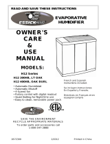 Essick OAK BURL Owner's Care & Use Manual