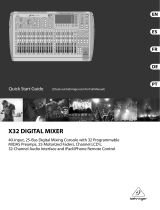 Behringer X32 DIGITAL MIXER El manual del propietario