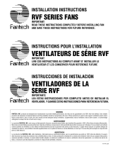 Fantech RVF4XL Installation Instructions Manual