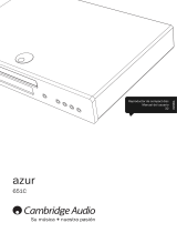 Cambridge Audio AZUR 651C Manual de usuario