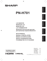 Sharp PNH701 El manual del propietario