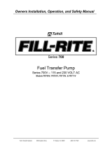 Fill-rite 700KTF2659 Instrucciones de operación