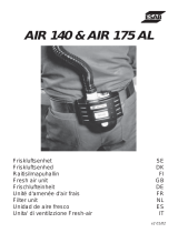ESAB Air 175 AL Fresh air unit Manual de usuario