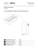 Zephyr Duct Cover Extension Z1C-00LA Manual de usuario