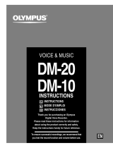 Olympus VOICE & MUSIC DM-10 Manual de usuario