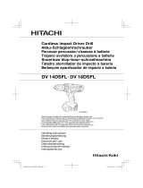 Hitachi DV 18DSFL El manual del propietario