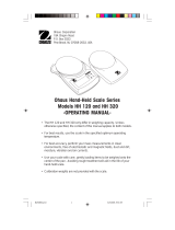 Ohaus HH 320 Manual de usuario
