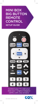 COX Mini Box Big Button Remote Control Manual de usuario