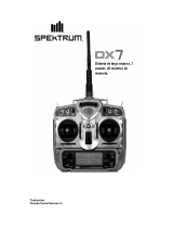 Spektrum DX7 DSM2 7-Channel Microlite Heli Radio Manual de usuario