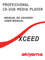 Akiyama Xceed Manual de usuario