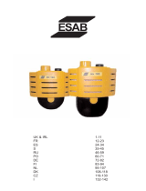 ESAB Air 160, Air 190 Fresh air unit Manual de usuario