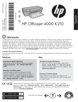 HP Officejet 4000 Printer series - K210 Guia de referencia