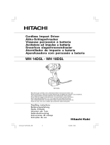 Hitachi WH 18DSL Manual de usuario