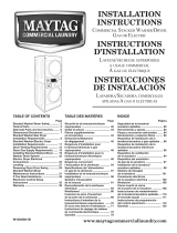 Maytag MLE20PDAYW Installation Instructions Manual