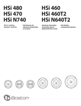 Boston Acoustics HSi 460 Manual de usuario