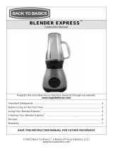 Focus Electrics Blender Express Manual de usuario