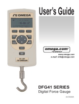 Omega DFG41 Series El manual del propietario