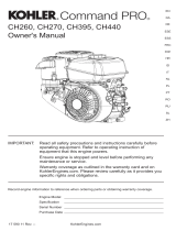 Kohler CH 270 El manual del propietario