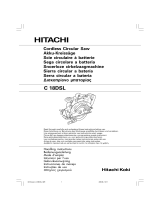 Hitachi C 18DSL Handling Instructions Manual