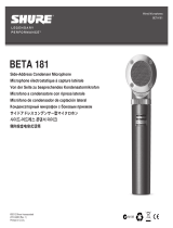 Shure BETA181 Guía del usuario