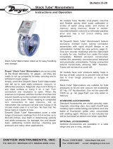 Dwyer Instruments Slack Tube 1211-120 Manual de usuario