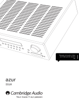 Cambridge Audio Azur 551R V1/V2 Manual de usuario
