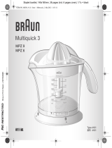 Braun Presse-agrumes 20w Blanc - Mpz9 El manual del propietario