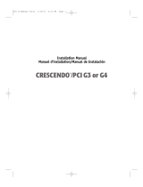 Sonnet Crescendo/PCI G3 & G4 Manual de usuario