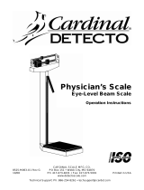 Cardinal Physician’s Scale Operation Instructions Manual