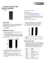 Interlogix TruPortal T-100 Model Reader (Spanish) Guía de instalación