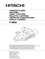 Hitachi P 20DA El manual del propietario