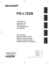 Sharp PNL702B El manual del propietario