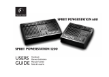 SoundCraft SPIRIT POWERSTATION 1200 El manual del propietario