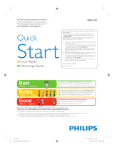 Philips 40PFL4707/F7 Guía de inicio rápido