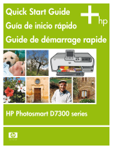 HP Photosmart D7300 Printer series Guía de inicio rápido