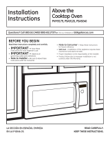 GE PVM9179DFBB Guía de instalación