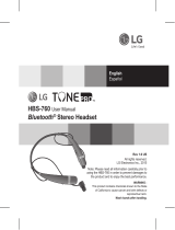 LG HBS-760 Manual de usuario