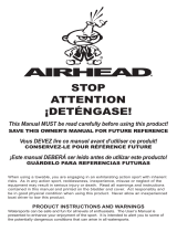 Airhead AHGF-3 Instrucciones de operación