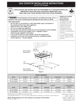 Frigidaire FFGC3625LB Guía de instalación