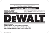 DeWalt DCS391P1 20V MAX Cordless  El manual del propietario