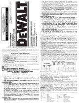 DeWalt DWE305 12A Keyless 4-Position Variable Speed T-Shank  El manual del propietario