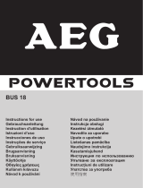AEG BUS 18 El manual del propietario