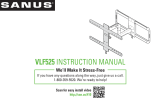 Sanus VLF525 Manual de usuario