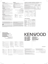 Kenwood KFC-P509PS El manual del propietario