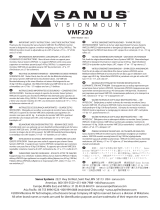 Sanus Systems VMF220 Manual de usuario